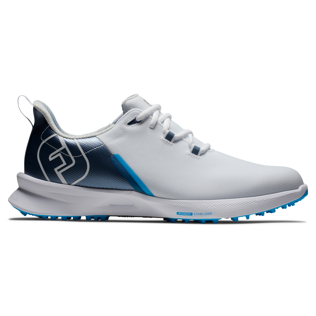 FootJoy Men's Fuel Sport Golf Shoes- White/Blue