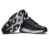 FootJoy Men's Tour Rival Golf Shoes- Black/White