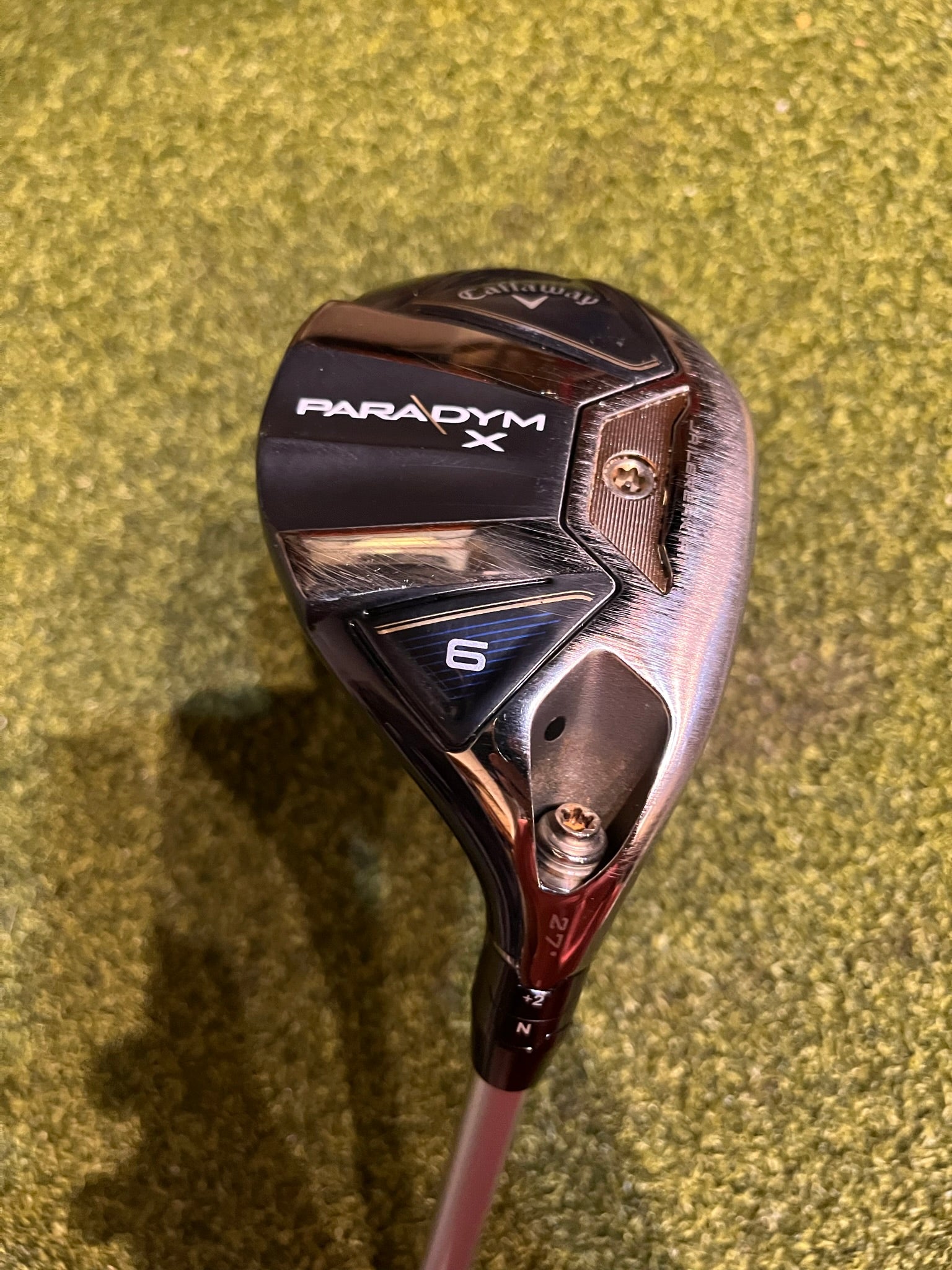 Callaway Paradym X 6 27* Hybrid, Ascent 50 Senior Flex, RH