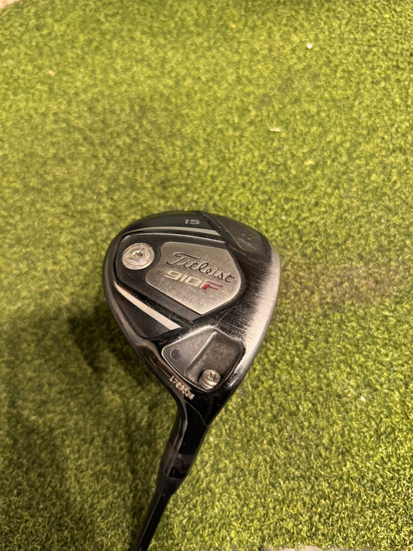 Titleist 910F 3 15* Fairway Wood, Diamana Stiff Flex, RH