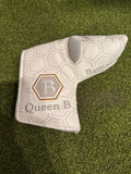 Bettinarid Queen B White/Grey Putter Cover- New