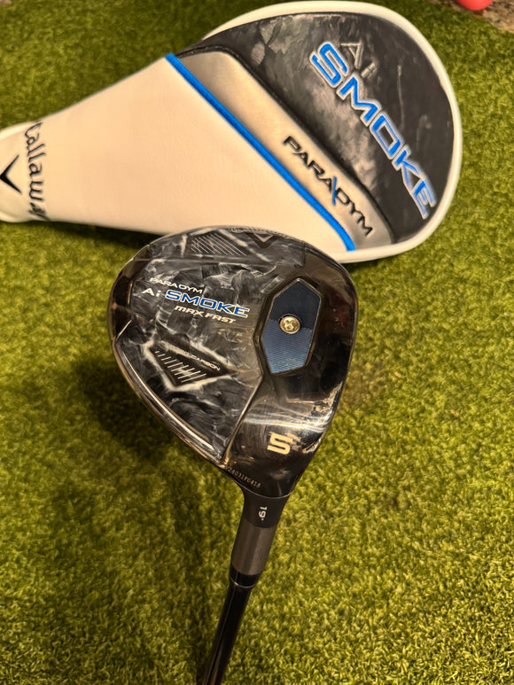 Callaway Paradym AI Smoke Max Fast 5 19* Fairway Wood, Tensei Senior Flex, RH