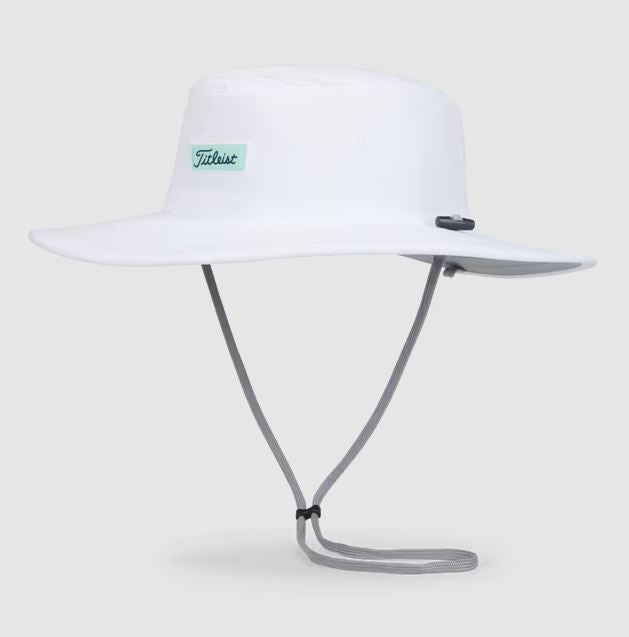 Titleist Charleston Aussie Bucket Hat- White/ Sea Glass/ Navy