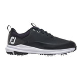 FootJoy Men's Tour Rival Golf Shoes- Black/White