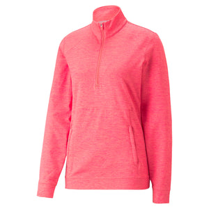 Puma Women's Cloudspun Rockaway 1/4 Zip Pullover- Loveable